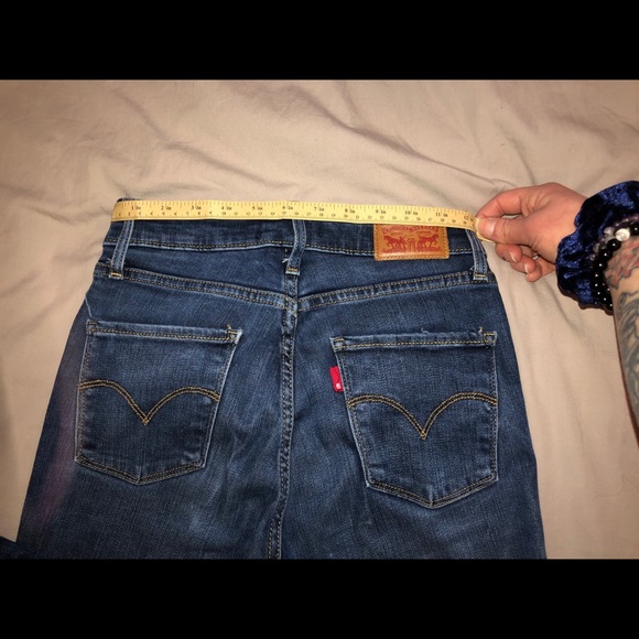 Indigo faded Levi’s skinny jeans size 25 - Picture 7 of 9